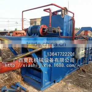 Hydraulic Semi-automatic Horizontal Baler Machine for Eucalyptus Leather,baling Press thumbnail-2