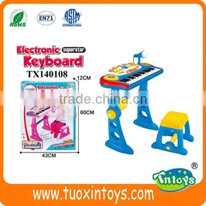 Kids Playing Piano Keyboard Set Children Electronic Organ Music Instruments thumbnail-2