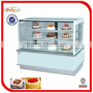 Six Sides Glass Showcase/vertical Cake Display/glass Rotation Cake Showcase CP-600 thumbnail-5