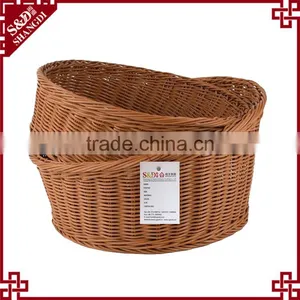 Wholesale in Bulk Bevel Round Shape Fruit Storage Basket Bread Display thumbnail-2