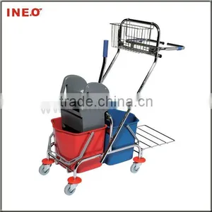 Hotel House Keeping Double Mop Wringer Trolley thumbnail-1