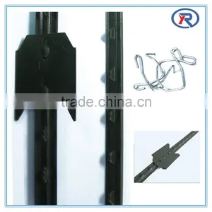 Factory Provide Farm Fence Studded Metal T Fence Posts(USA Type) thumbnail-3