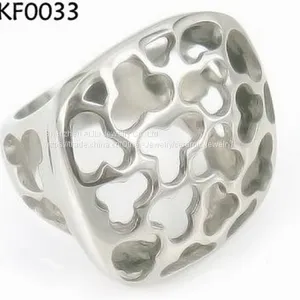 Customized Titanium Steel Jewelry Ring / 316l Stainless Steel Rings Men thumbnail-3