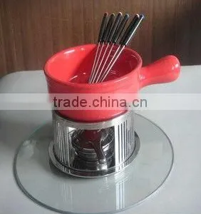 Good Quality Ceramic Hot Chocolate Pot, Unique Ceramics Pots, Ceramic Chocolate Fondue Pot thumbnail-1