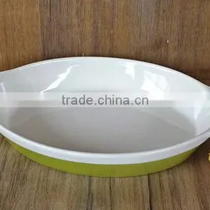 7''/9''/11'' Ceramic Bakeware Ceramic Square Bakeware Cake Ceramic Tray thumbnail-2