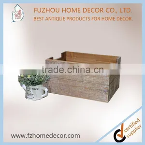 2017 New Style Antique Wooden Crate With Multiple Purposes for Home Use thumbnail-6