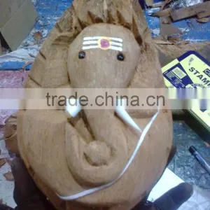 Coconut Shell Lord Ganesh thumbnail-1