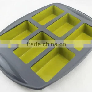 Mini Silicone Folding Nonstick Square Cake and Brownie Pan thumbnail-3