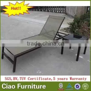 Modern Patio Lounge Furniture Beach Outdoor Chaise Lounge Set thumbnail-3