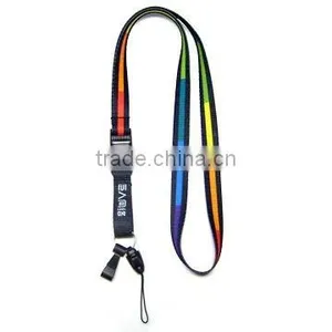 Jacquard Weave Reflective Lanyard With Cell Phone Strap thumbnail-1