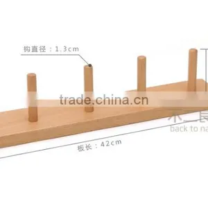 Eco-friendly Customized Solid Wooden Fancy Clothes Hanger thumbnail-4