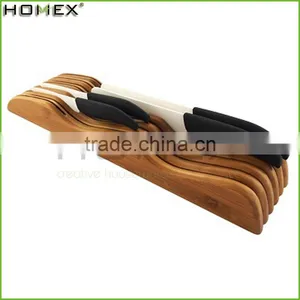 In-drawer Universal Bamboo Wooden Knife Block, Kitchen Wall Mount Bamboo Wood Magnetic Knife Holder/Homex_Factory thumbnail-1