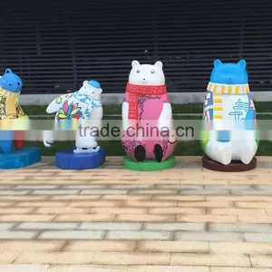Outdoor Fiberglass Panda Sculpture thumbnail-6