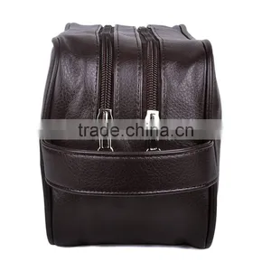 Dopp Kit Toiletry Bag Portable Travel Organizer With Three-layered Storage Sections Handle Strap thumbnail-2