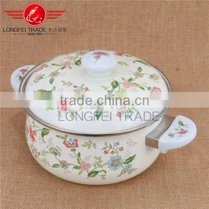 Best Selling Industrial Ceramic/ Enamel Cooking Set With Full Decal thumbnail-1