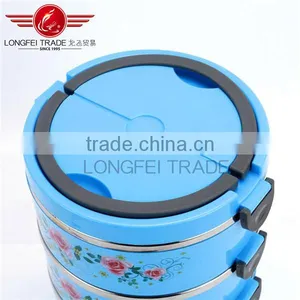 Promotional Gift 4 Layer Thermal Bento Lunch Box / 1L*4 Thermal Lunch Box With Lock thumbnail-3