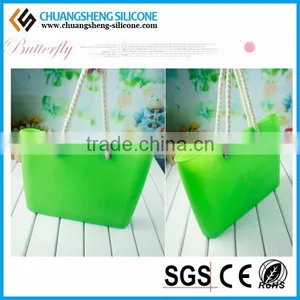 2015 Hot Selling Woman Designer Silicone Beach Handbag With Custom Logos thumbnail-1