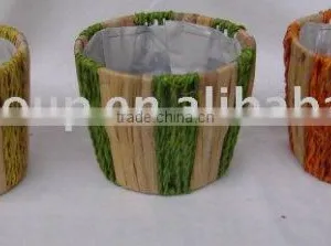 Round Mix Color Flower Pot thumbnail-1