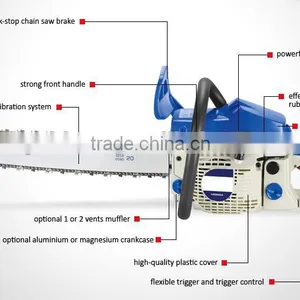 55cc 20" 2300W Mini Petrol Chain Saw CE/GS/EMC/EU2 Approval (GW8232) thumbnail-1