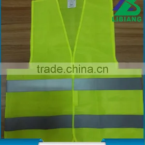 100% Polyester High Reflective Tape Safety Vest thumbnail-1