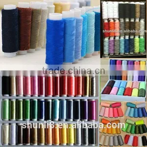 100% Spun Polyester Sewing Thread the Size and Color of Which Can be Customized thumbnail-1