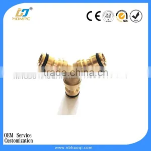 Garden Brass Hose 3 Way Tap Connector thumbnail-2