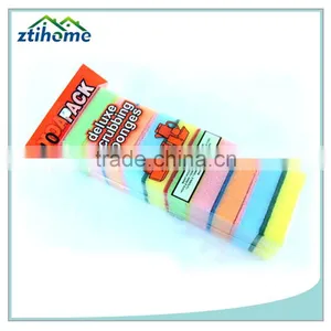 Super Thick Strong and Durable Colorful Scouring Cleaning Sponge thumbnail-4