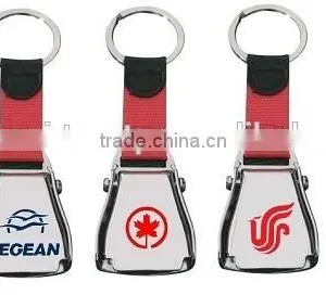 Custom Logo Mini Aircraft Buckle Seatbelt Keychain for Star Alliance Airlines Corporate Gift & Merchandise thumbnail-2