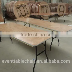 Multifunctional Outdoor and Indoor Wooden Dining 200cm Folding Table thumbnail-1