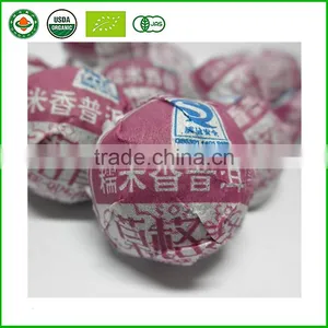 Chinese Cooked Pu-erh Tea Leaves Yunnan Puer Delicious Sweet Glutinous Rice Sweet Tuo Tea Crude Ripe Tea thumbnail-2