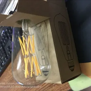Винтажная лампочка ST64 Edison LED thumbnail-2