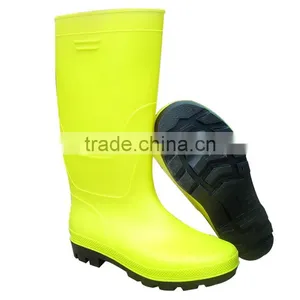 Yellow Pvc Working Boots Safety Boots From Factory thumbnail-1