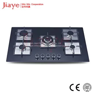 Tempered Glass Gas Hob/90cm Kitchen Gas Stove/Built in 5 Burner Gas Cooker JY-G5006 thumbnail-1