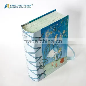 Удивительно милый подарочный коробок в форме книги с лентой thumbnail-6