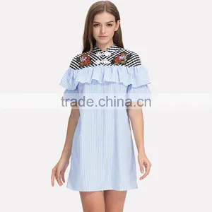 Cutwork Machine Embroidery Dress Designs for Women thumbnail-3