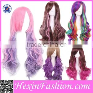 Cheap 70 CM Curve Light Purple Wig Caps Wholesale thumbnail-1