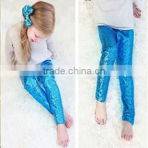 Wholesale Boutique Baby Sequin Pants Multi-color Shiny Pants For Kids Girls thumbnail-1