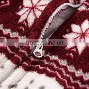 Wholesale Printed Pullover Polyester Polar Fleece Women Hoodies thumbnail-4