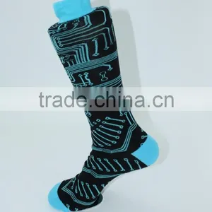 Wholesale Combed Cotton Dress Socks Men as Happy Socks Quality thumbnail-1