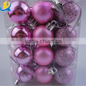 Christmas Decoration Colorful Custom Christmas Ornaments Plastic Ball thumbnail-6