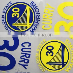 2017 Hot Sale Basketball Game Custom Sports Logo Iron On Heat Transfer Sticker For Promotion thumbnail-1