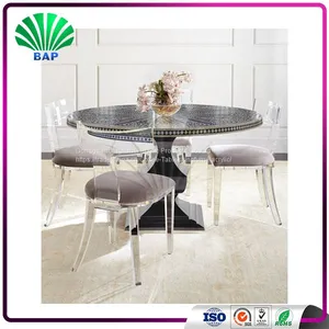 High Quality Living Room Furniture Acrylic Wedding Chairs Dining Room Chair thumbnail-2