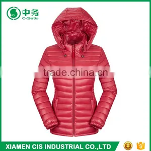 Fashion Style Winter Lightweight Womens Hooded Down Jacket for Sale thumbnail-3