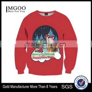 2016 MGOO High Quality 3D Animation Printed Sweatshirt 100% Polyester Crew Neck Custom Design Pullover Sweatshirts For Men thumbnail-2