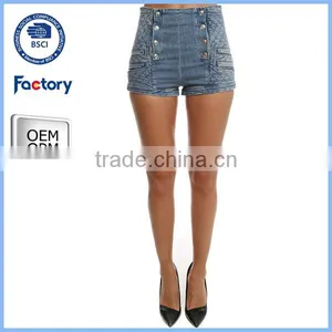 2016 New Arrival Sexy Ladies Short Jeans Pants for Summer thumbnail-1