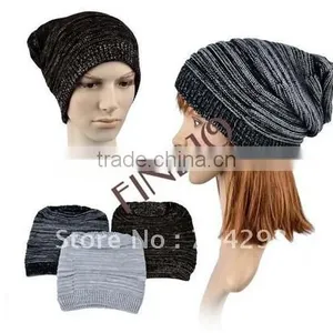 Korea Men's / Women's Unisex Knitting Ski Slouch Hot Oversized Beanie Hat Cap 7674 thumbnail-1