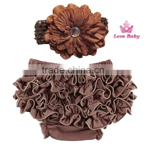 Baby Lace Bloomer Infant Diaper Cover Toddler Clothing Newborn Lace Diaper Cover Underwear Clothes WIth Lace LBS5052509 thumbnail-3