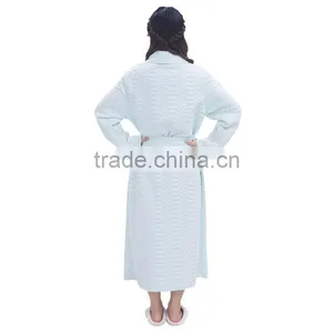 Women Shawl Collar Wholesale Egyptian Cotton Bathrobe thumbnail-5