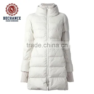 LZ271 Wholesale Supply Type OEM Service High Collar Elegant Fashion Lady Long Winter Parkas thumbnail-1
