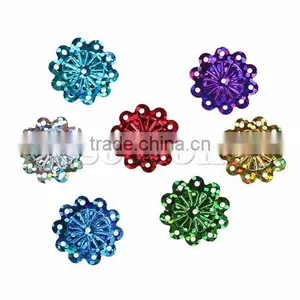 Polyvinylchlorid Sequins Christmas Plum Blossom At Random 19mm x 18mm,100 Grams thumbnail-1